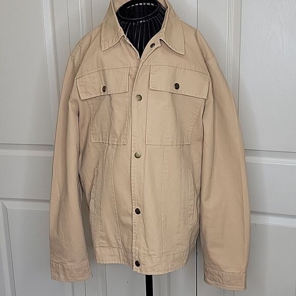 Womley's Tan Men's Trucker Jacket Size XL NWOT - Picture 7 of 7